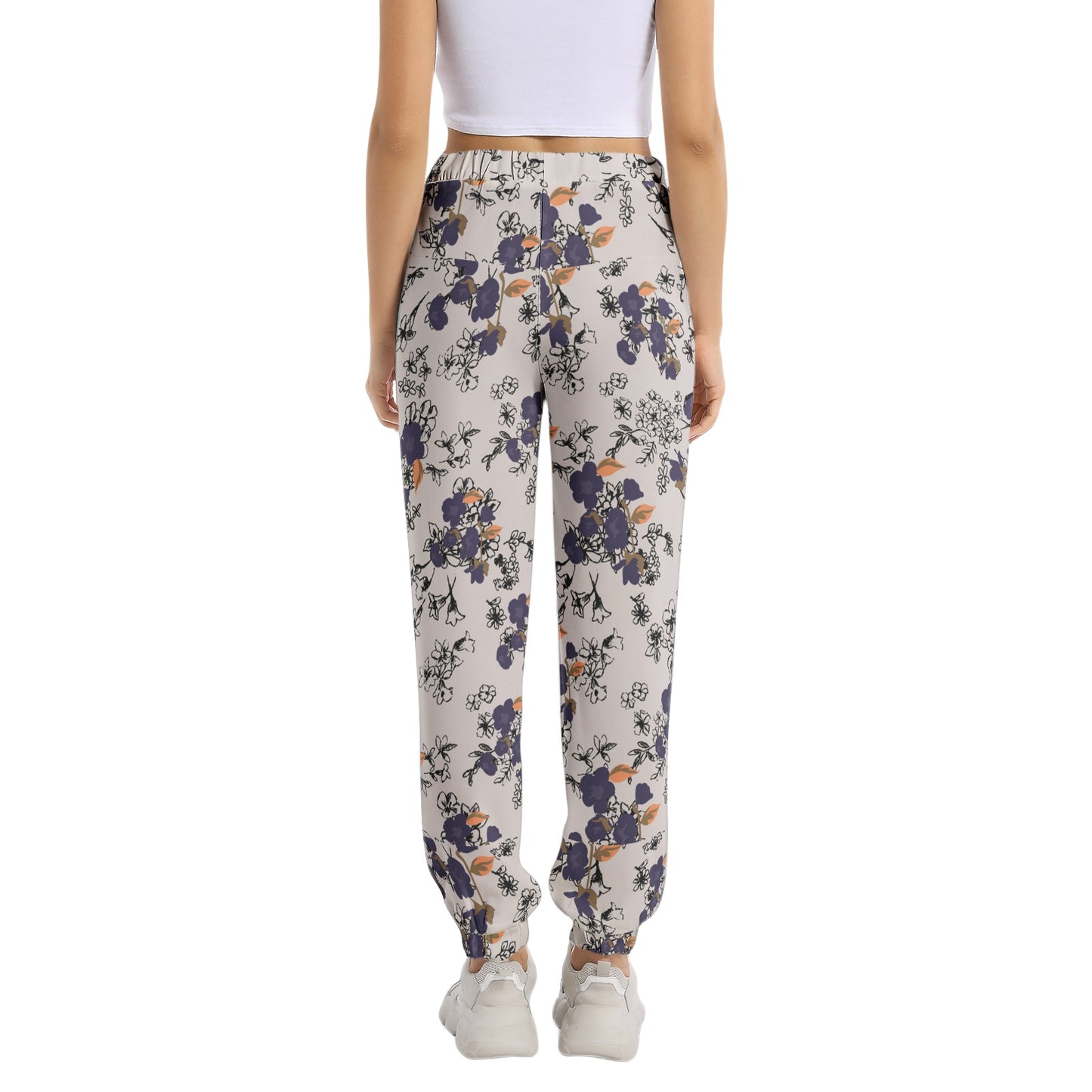 Elastic Waist Tapered Sweatpant