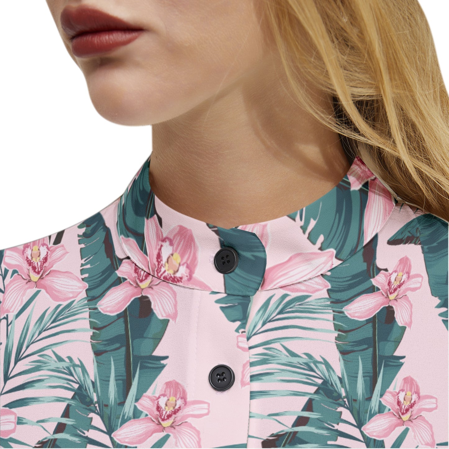 Long Sleeve Button Up Casual Shirt Top