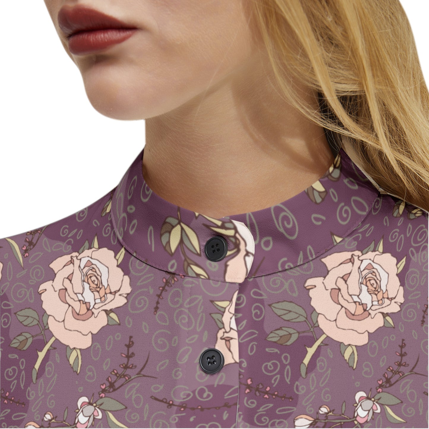 Long Sleeve Button Up Casual Shirt Top