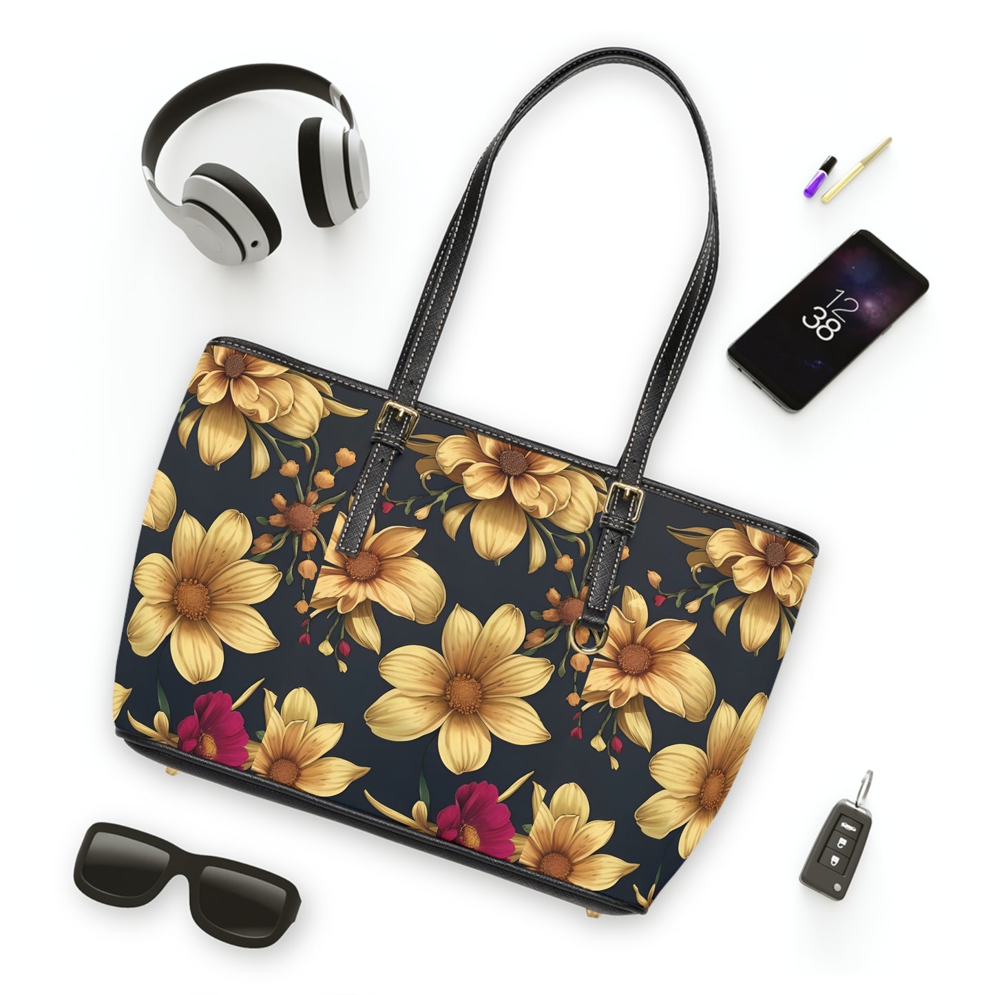 PU Leather Shoulder Bag
