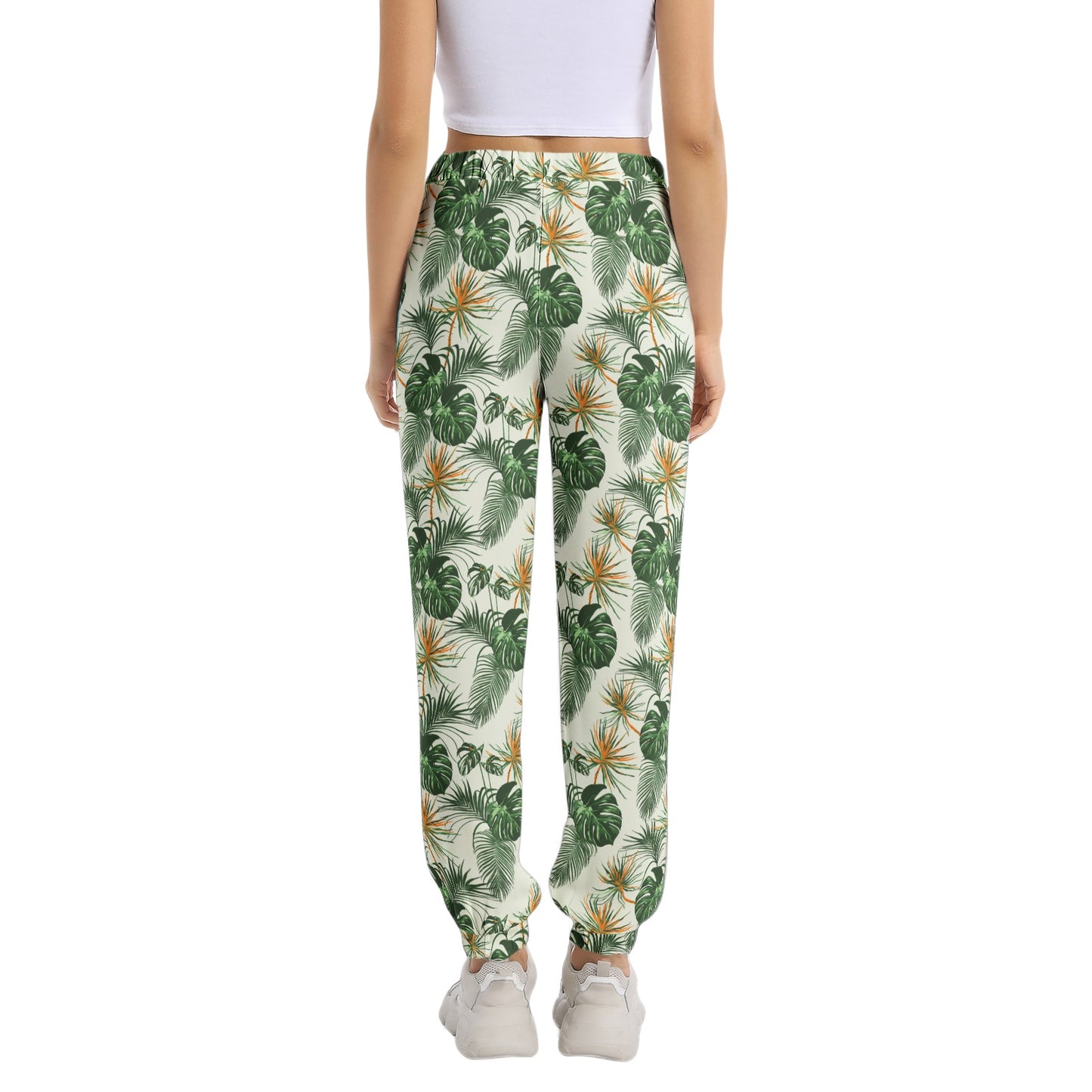 Elastic Waist Tapered Sweatpant