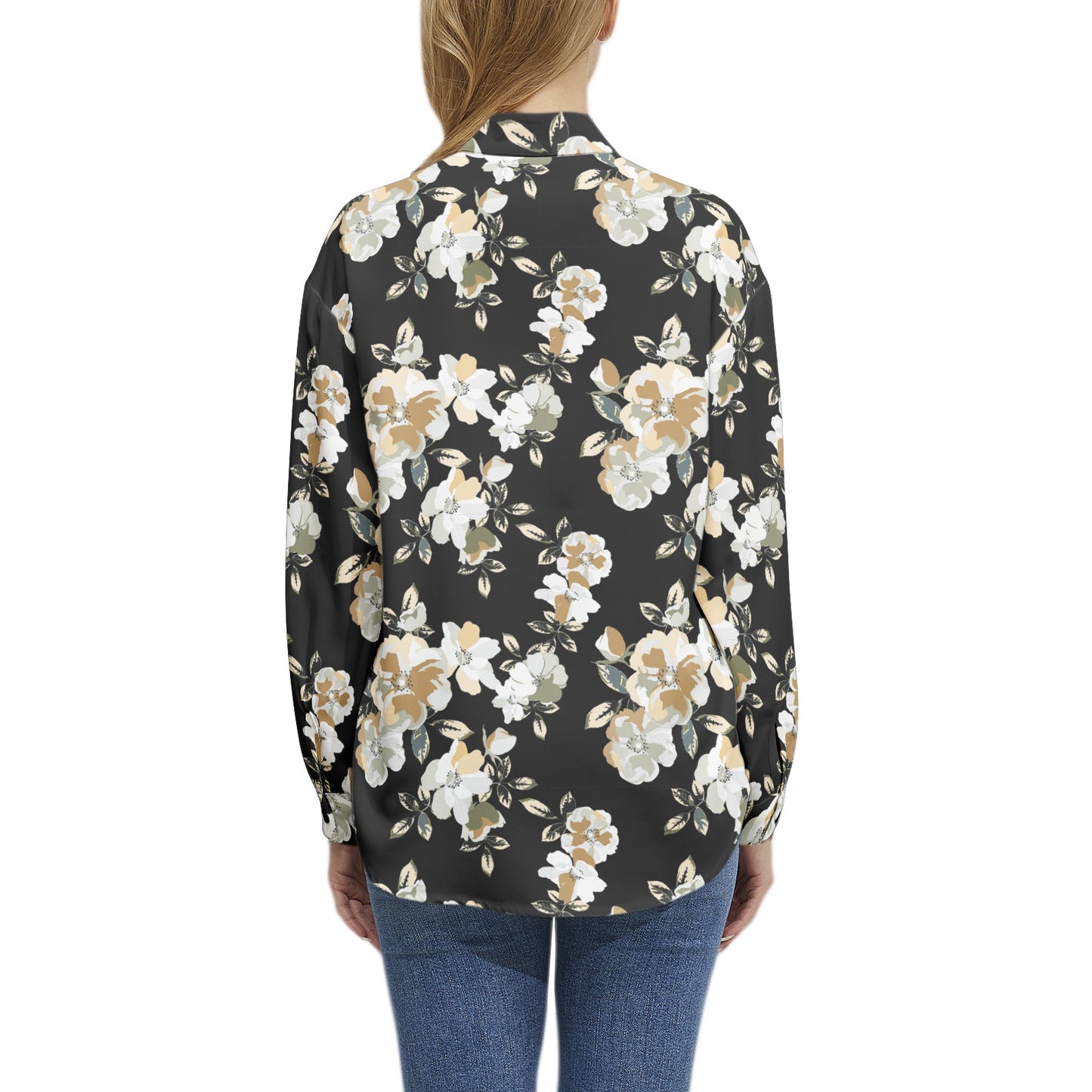 Long Sleeve Button Up Casual Shirt Top