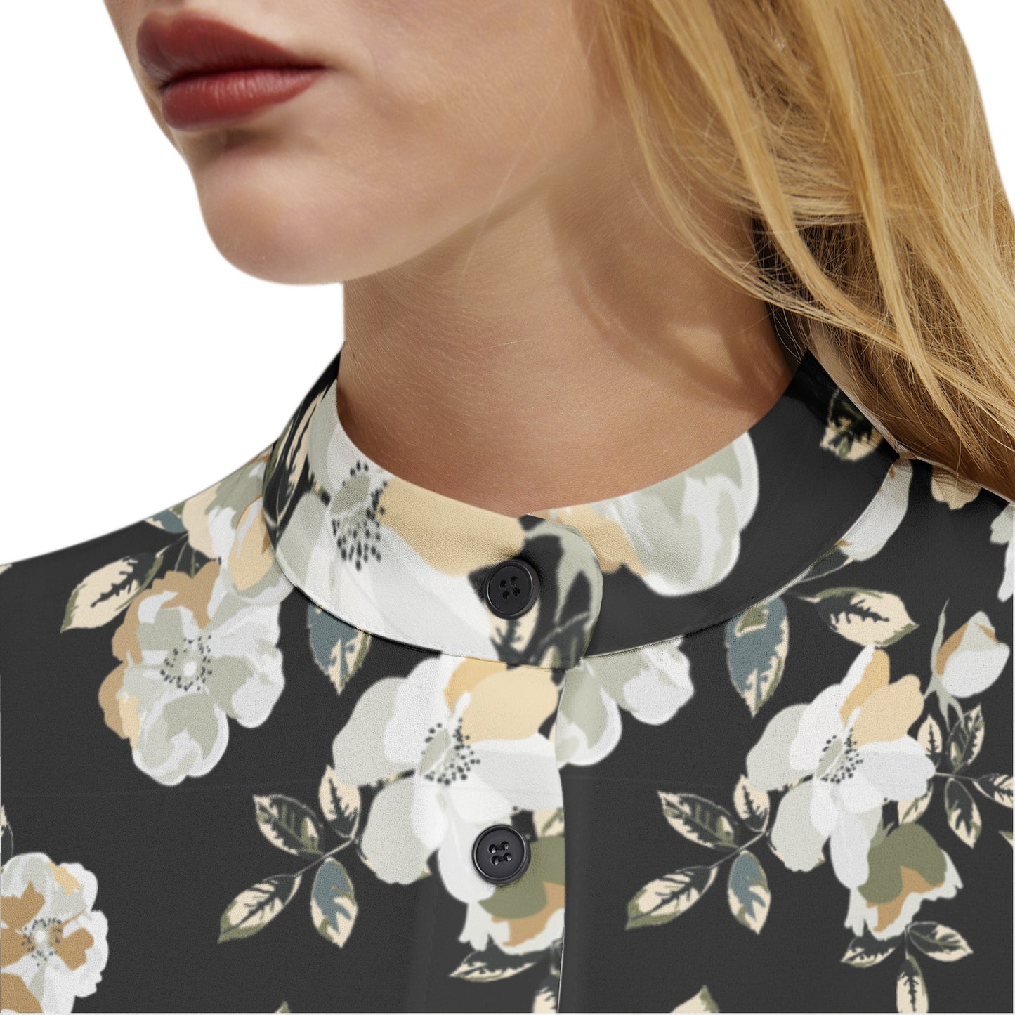 Long Sleeve Button Up Casual Shirt Top