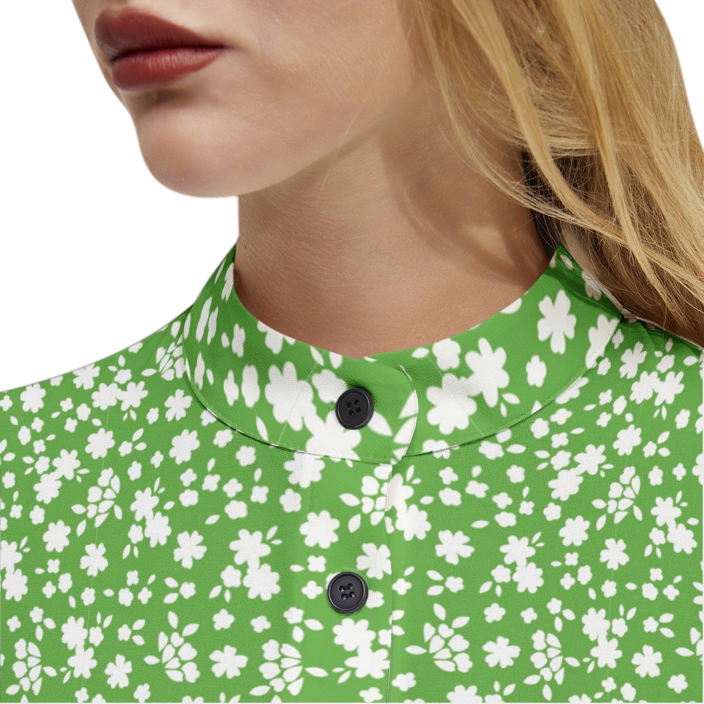 Long Sleeve Button Up Casual Shirt Top