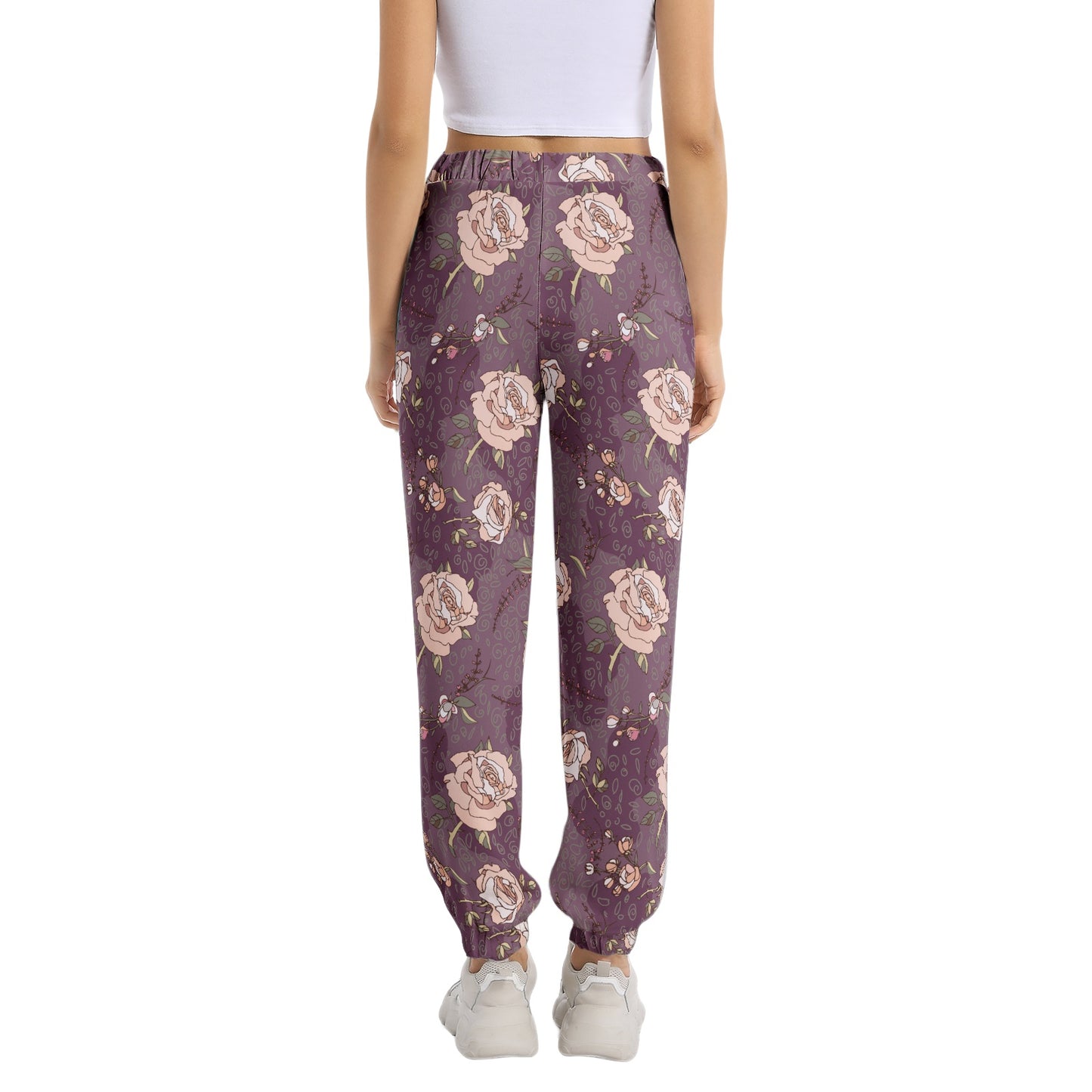 Elastic Waist Tapered Sweatpant