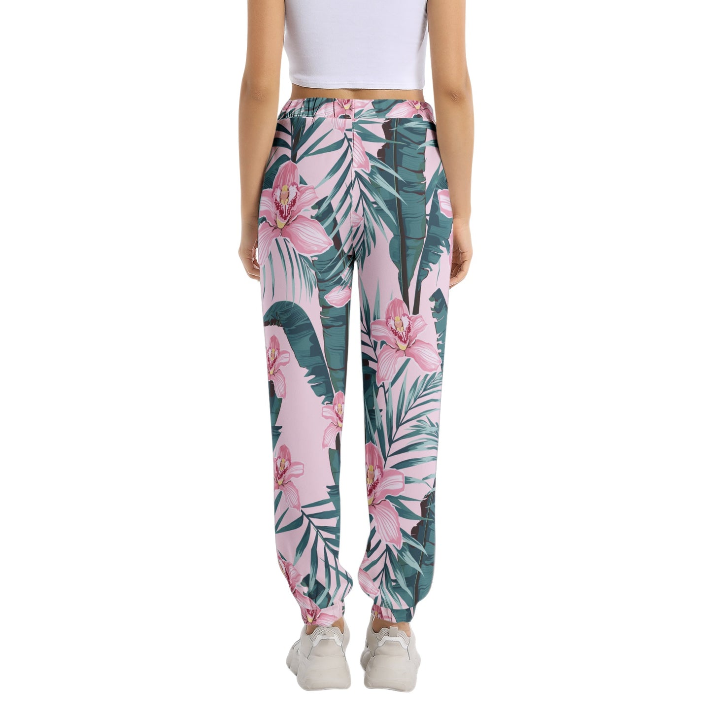 Elastic Waist Tapered Sweatpant