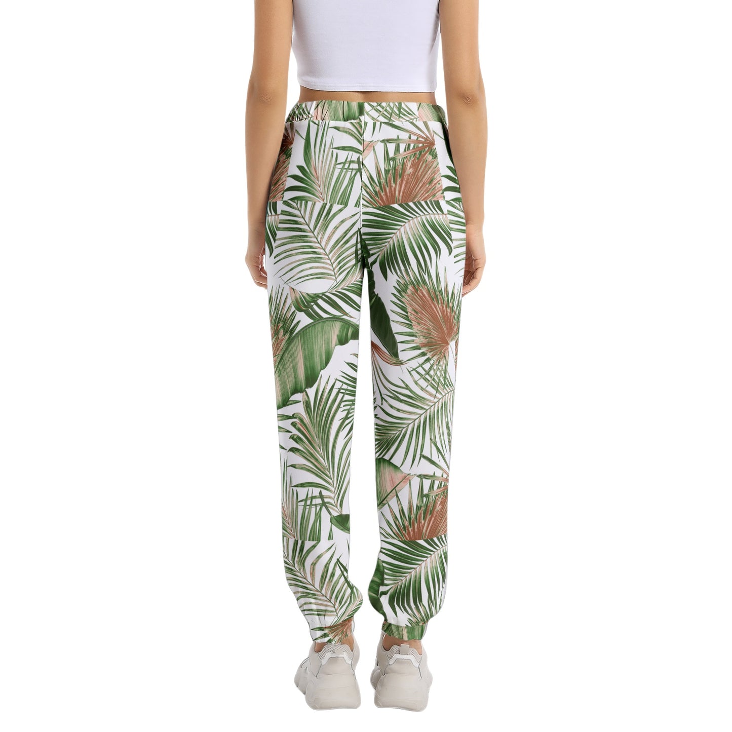 Elastic Waist Tapered Sweatpant