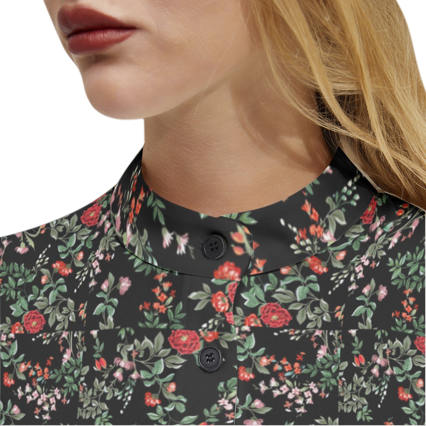 Long Sleeve Button Up Casual Shirt Top