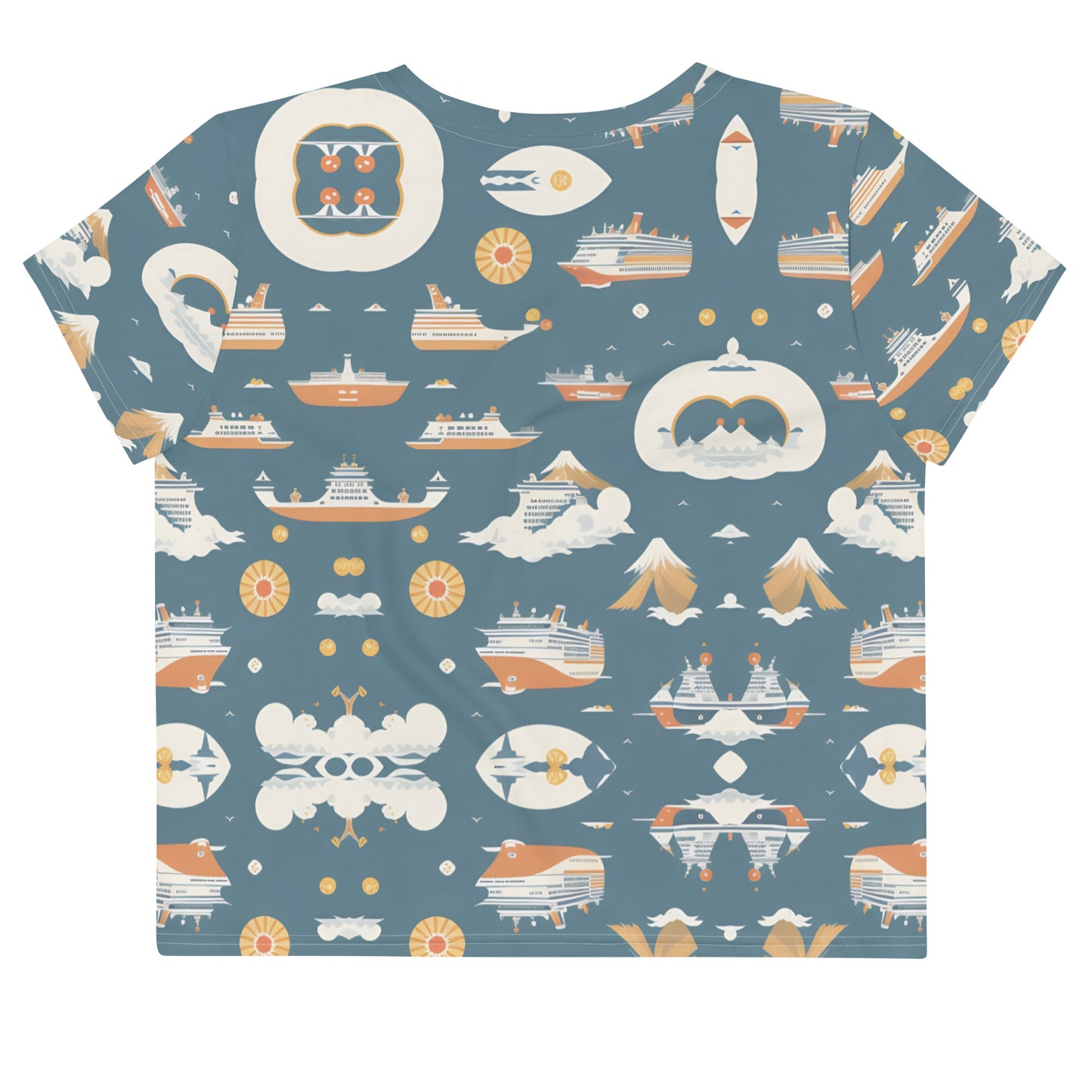 All-Over Print Crop Tee