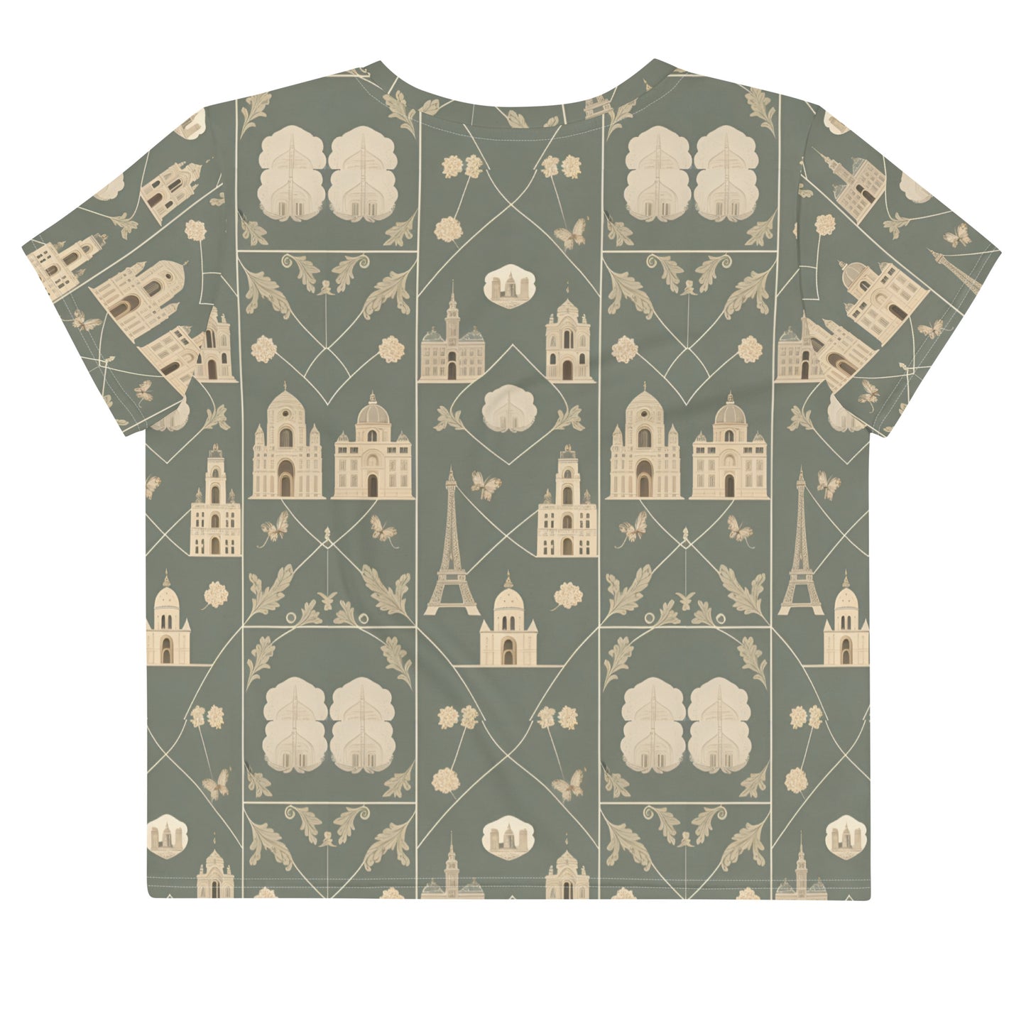 All-Over Print Crop Tee