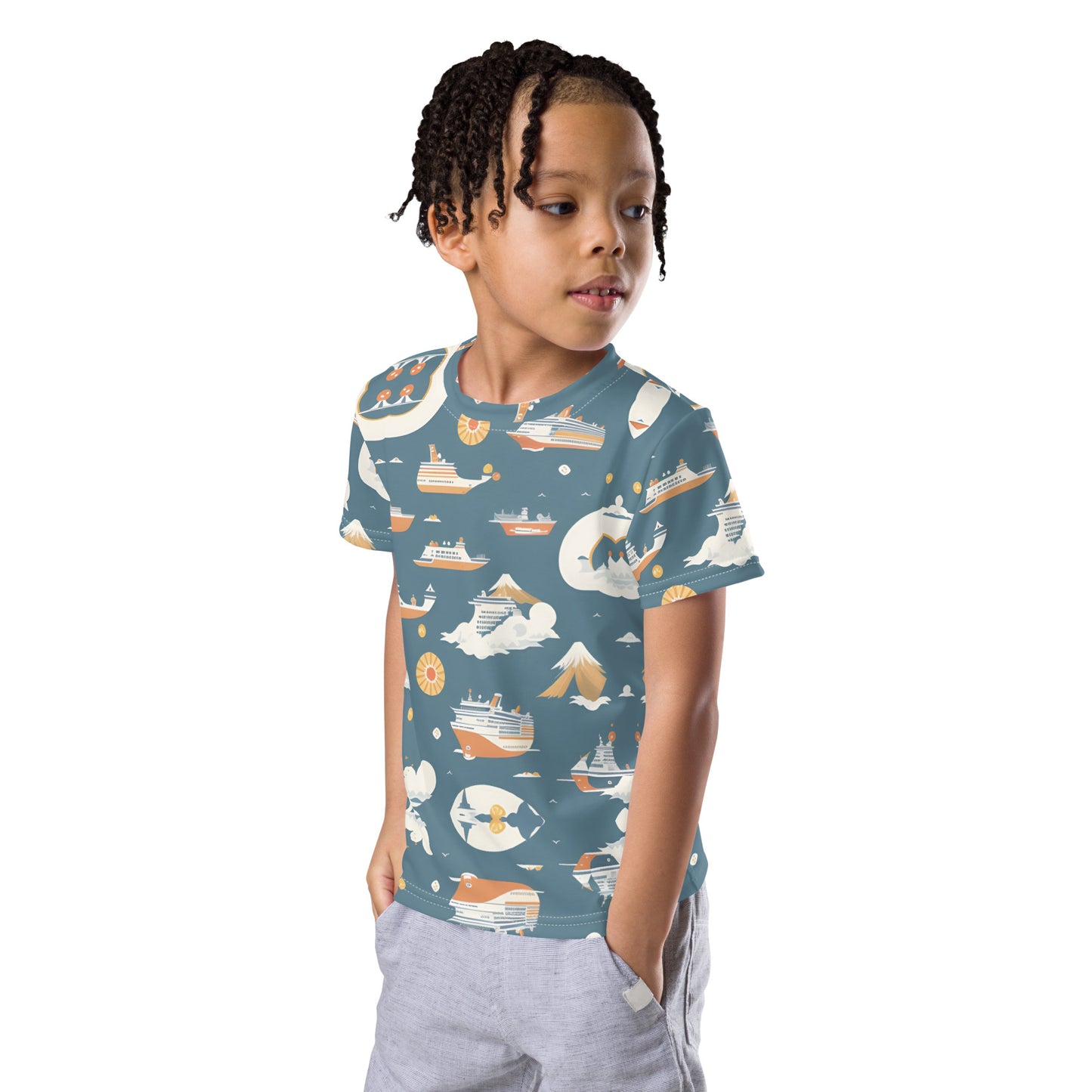 Kids crew neck t-shirt