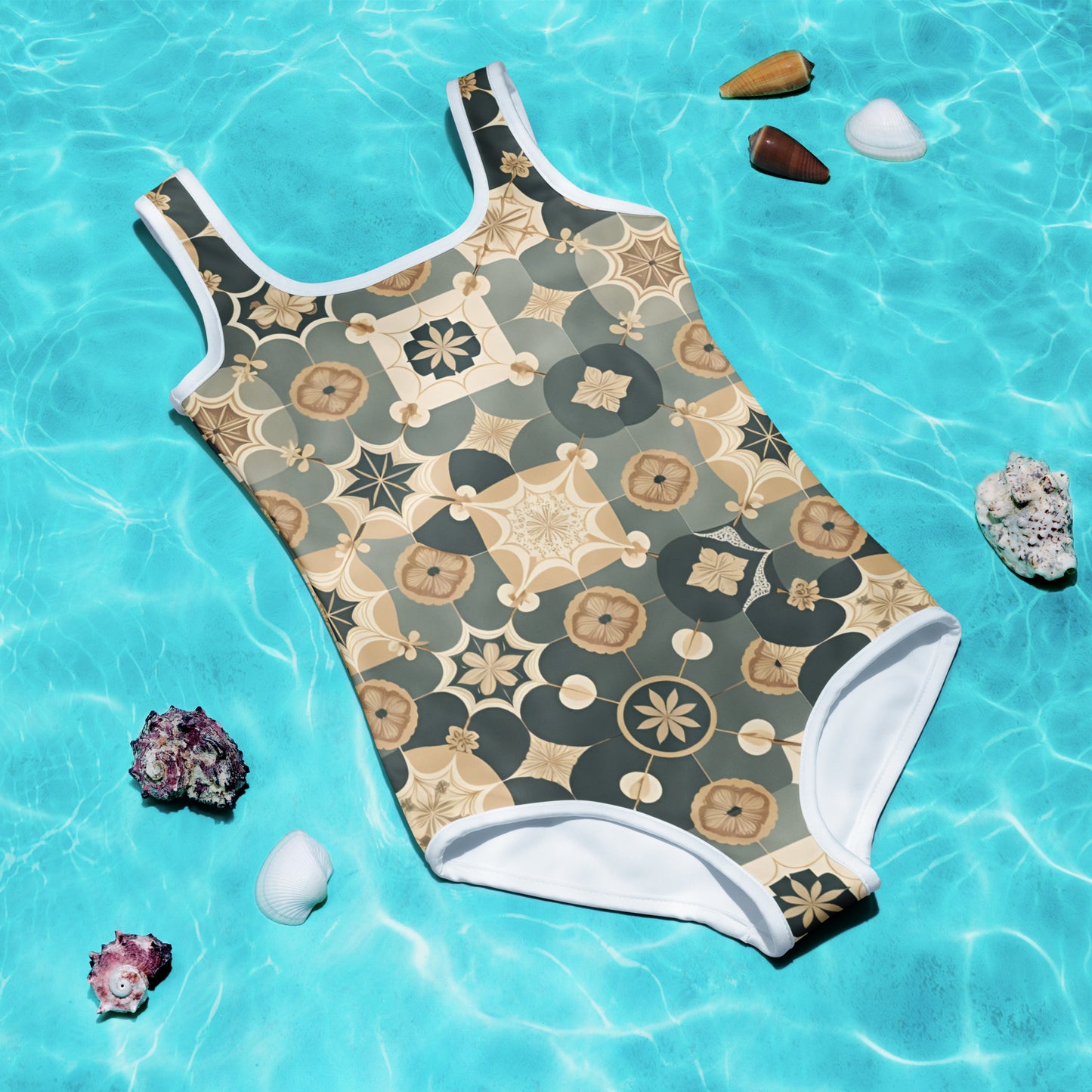 All-Over Print Kids Swimsuit