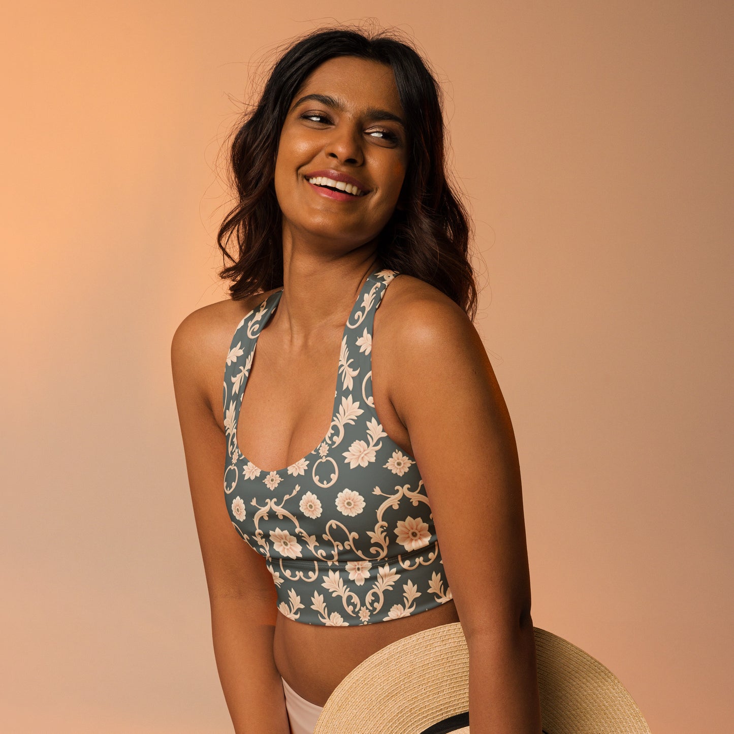 Longline sports bra