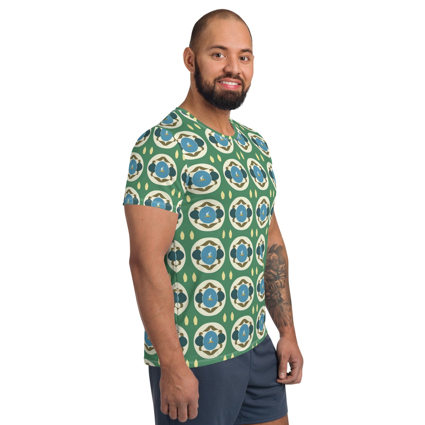 All-Over Print Men's Athletic T-shirt