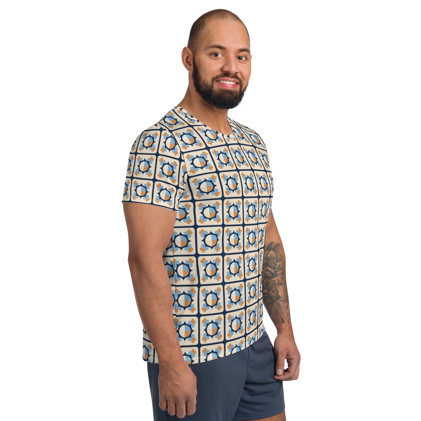 All-Over Print Men's Athletic T-shirt