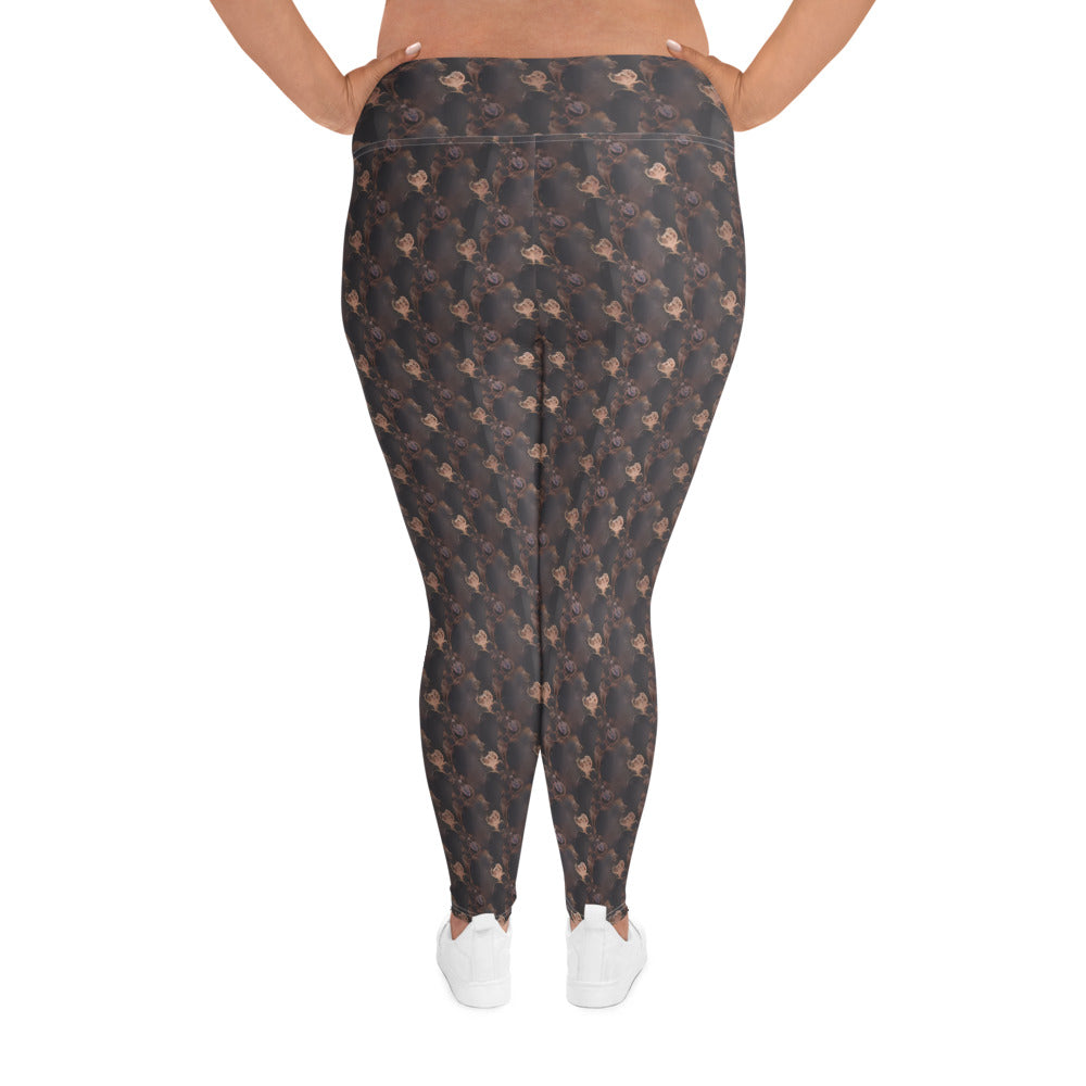 All-Over Print Plus Size Leggings