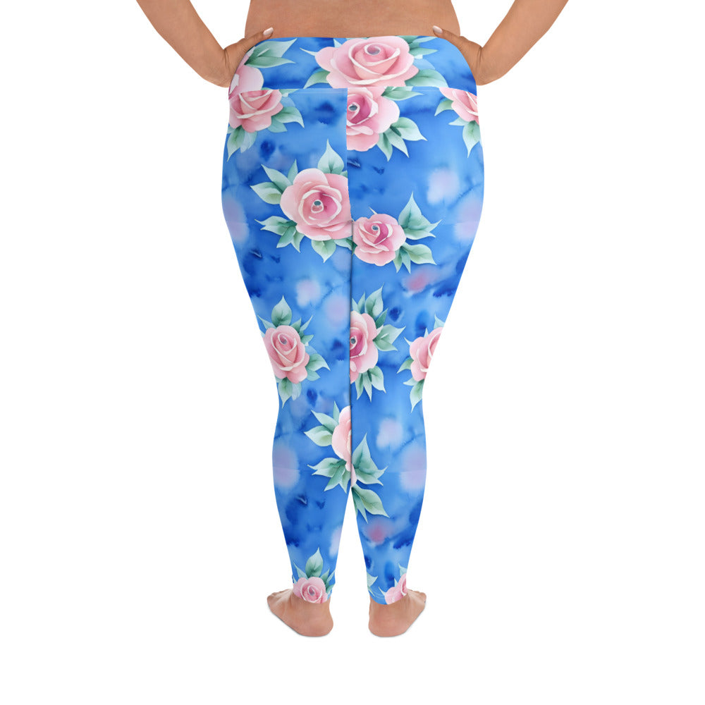 All-Over Print Plus Size Leggings