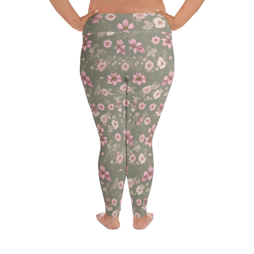 All-Over Print Plus Size Leggings