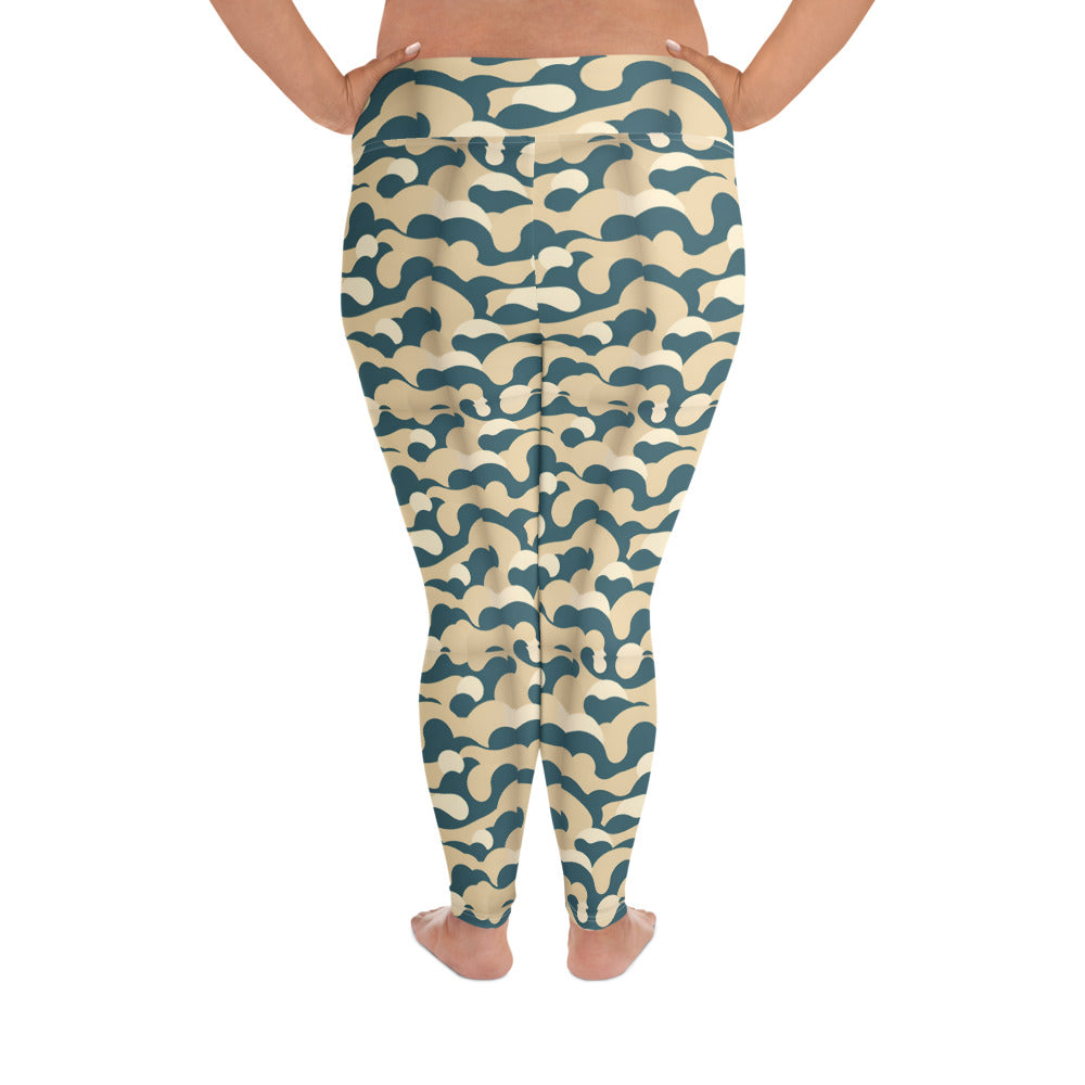 All-Over Print Plus Size Leggings