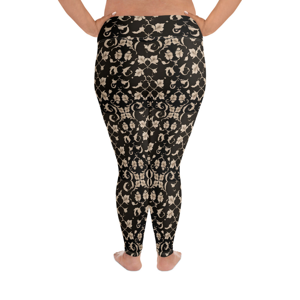 All-Over Print Plus Size Leggings