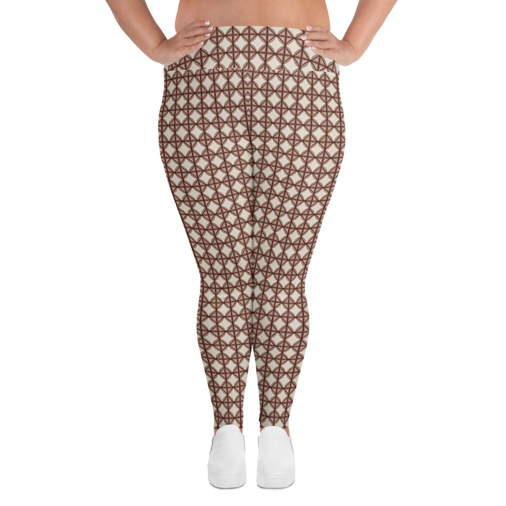 All-Over Print Plus Size Leggings