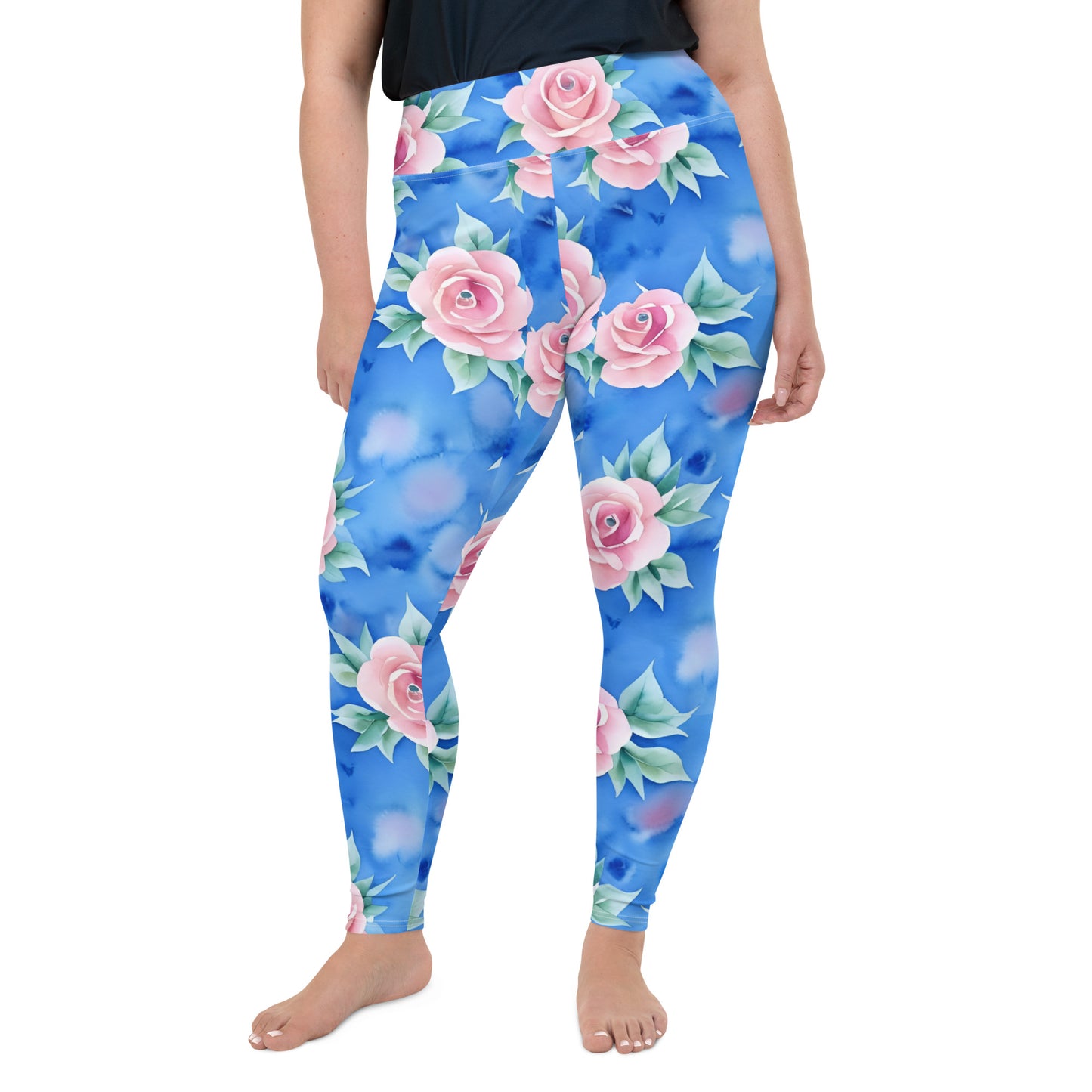 All-Over Print Plus Size Leggings