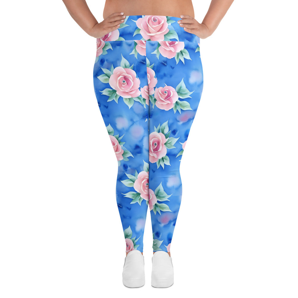 All-Over Print Plus Size Leggings