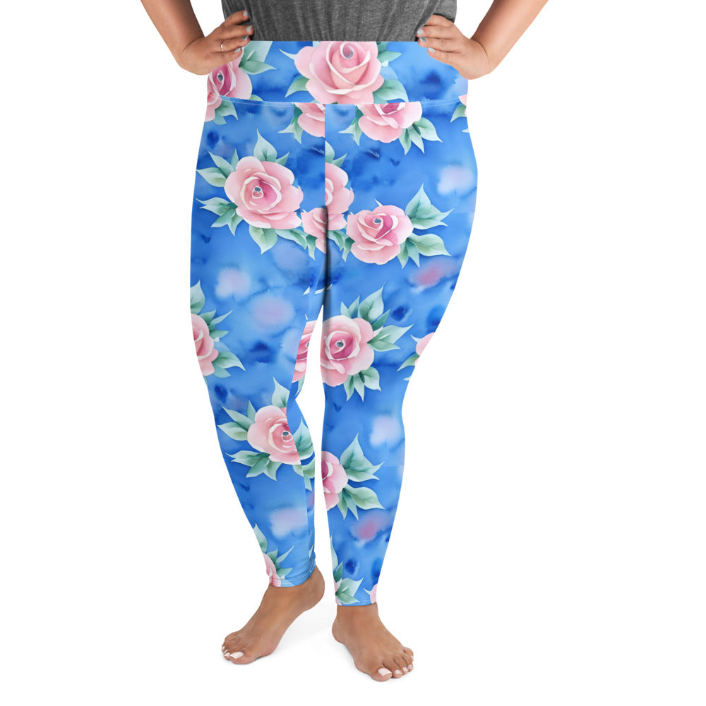 All-Over Print Plus Size Leggings