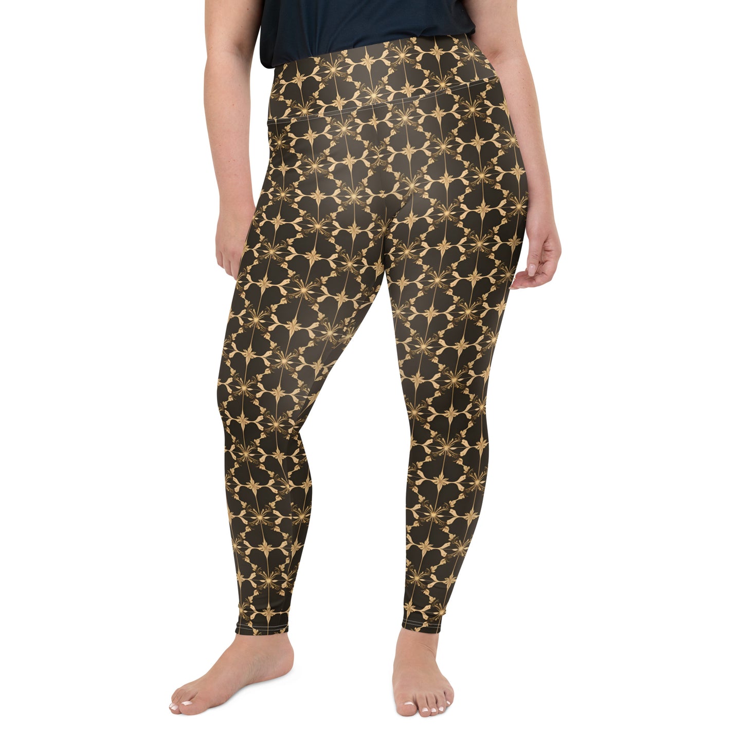 All-Over Print Plus Size Leggings