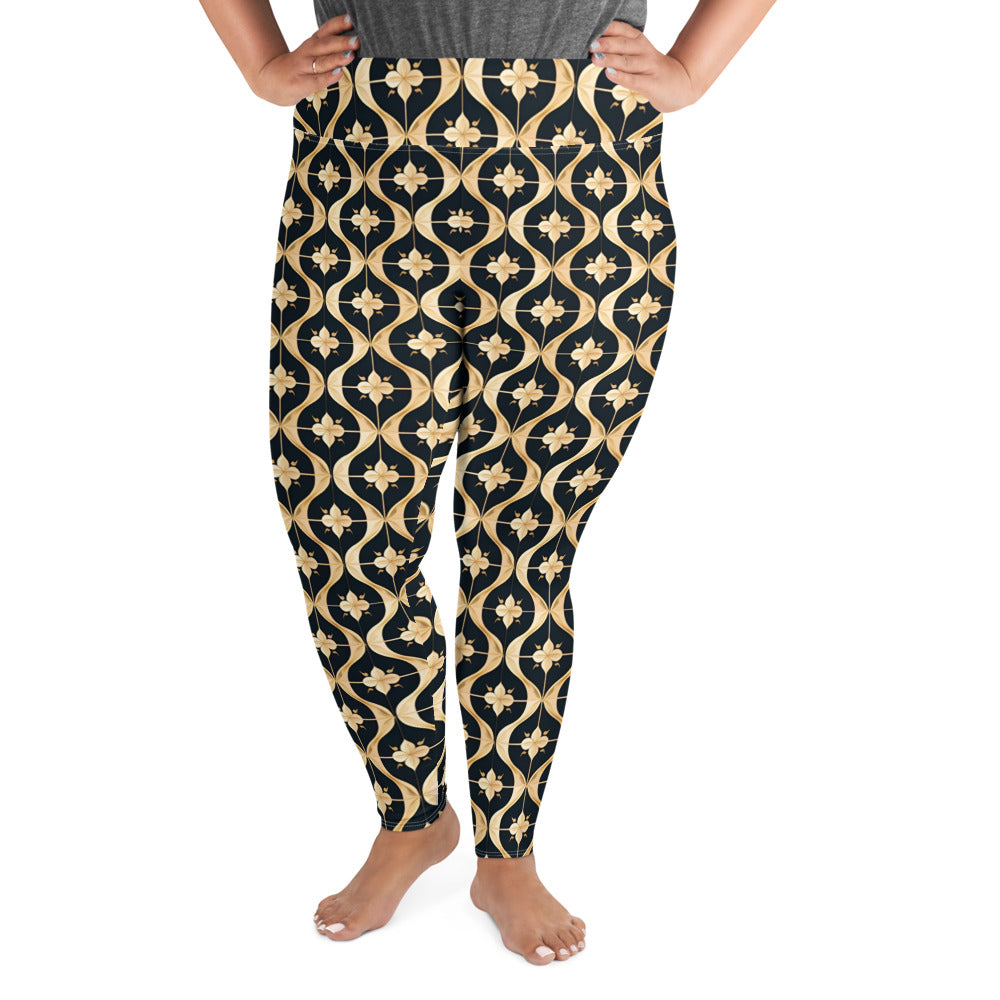 All-Over Print Plus Size Leggings