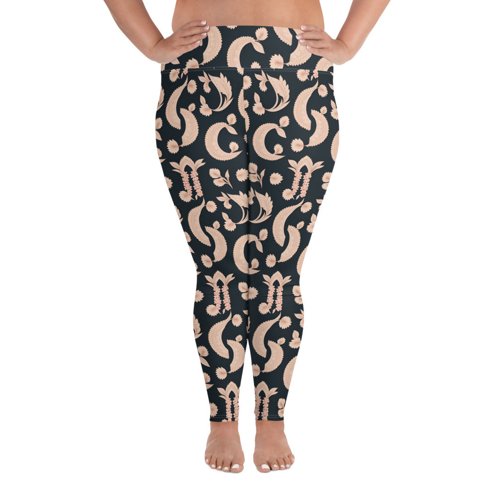 All-Over Print Plus Size Leggings