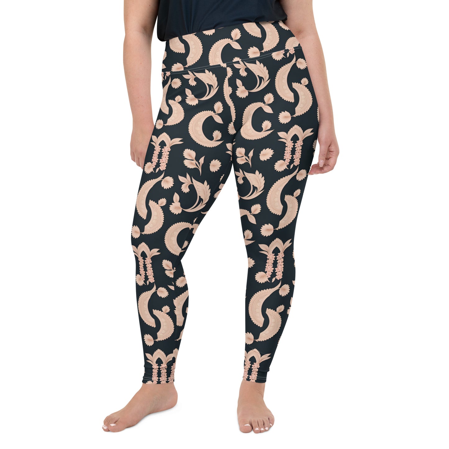 All-Over Print Plus Size Leggings