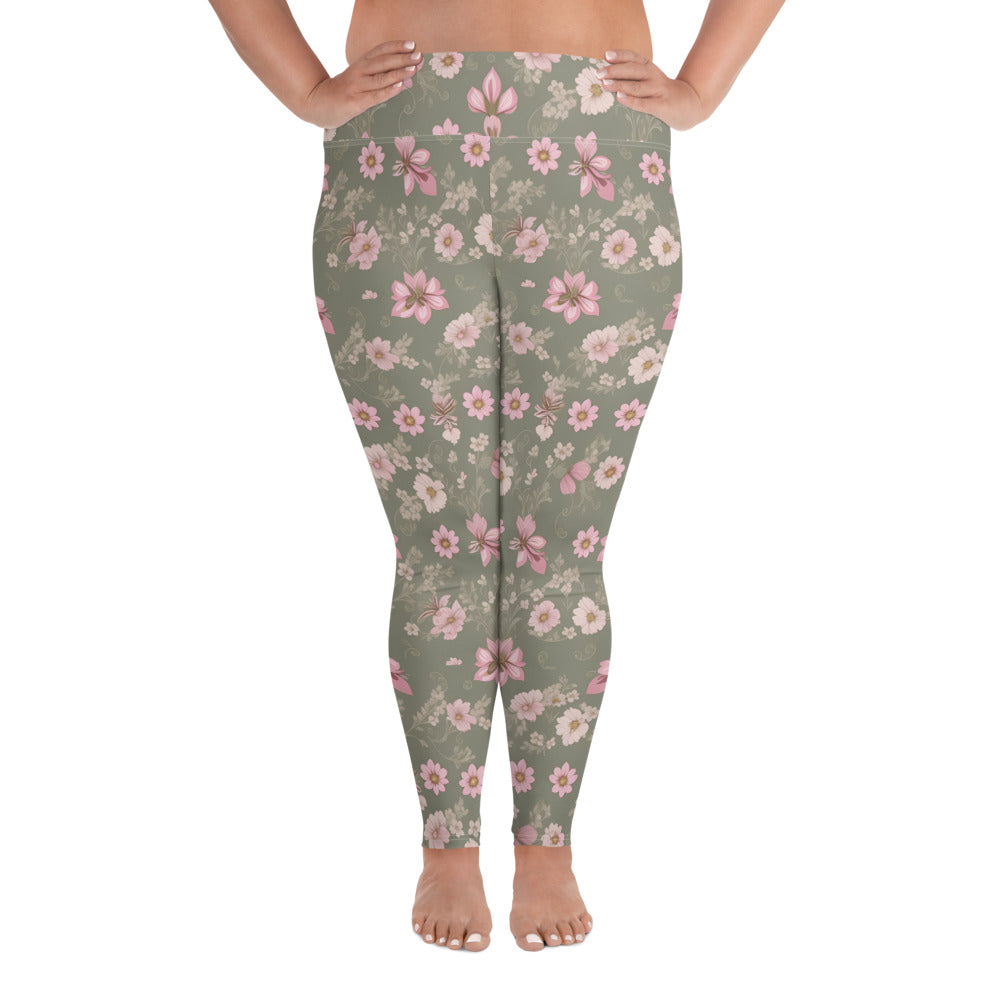 All-Over Print Plus Size Leggings