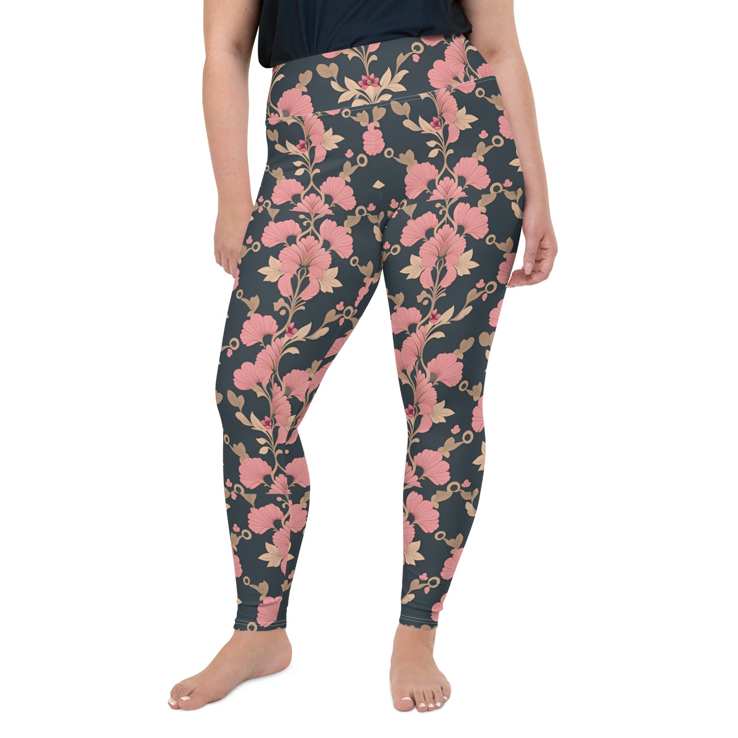 All-Over Print Plus Size Leggings