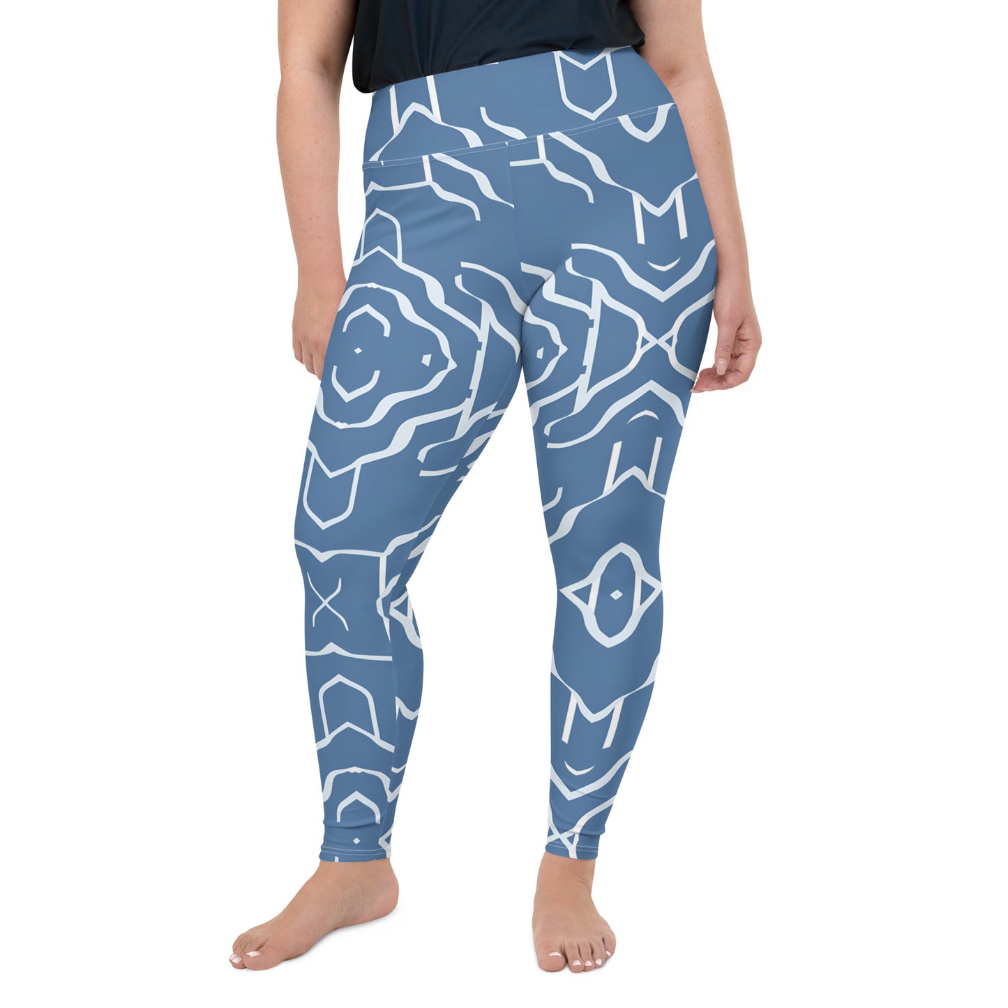 All-Over Print Plus Size Leggings