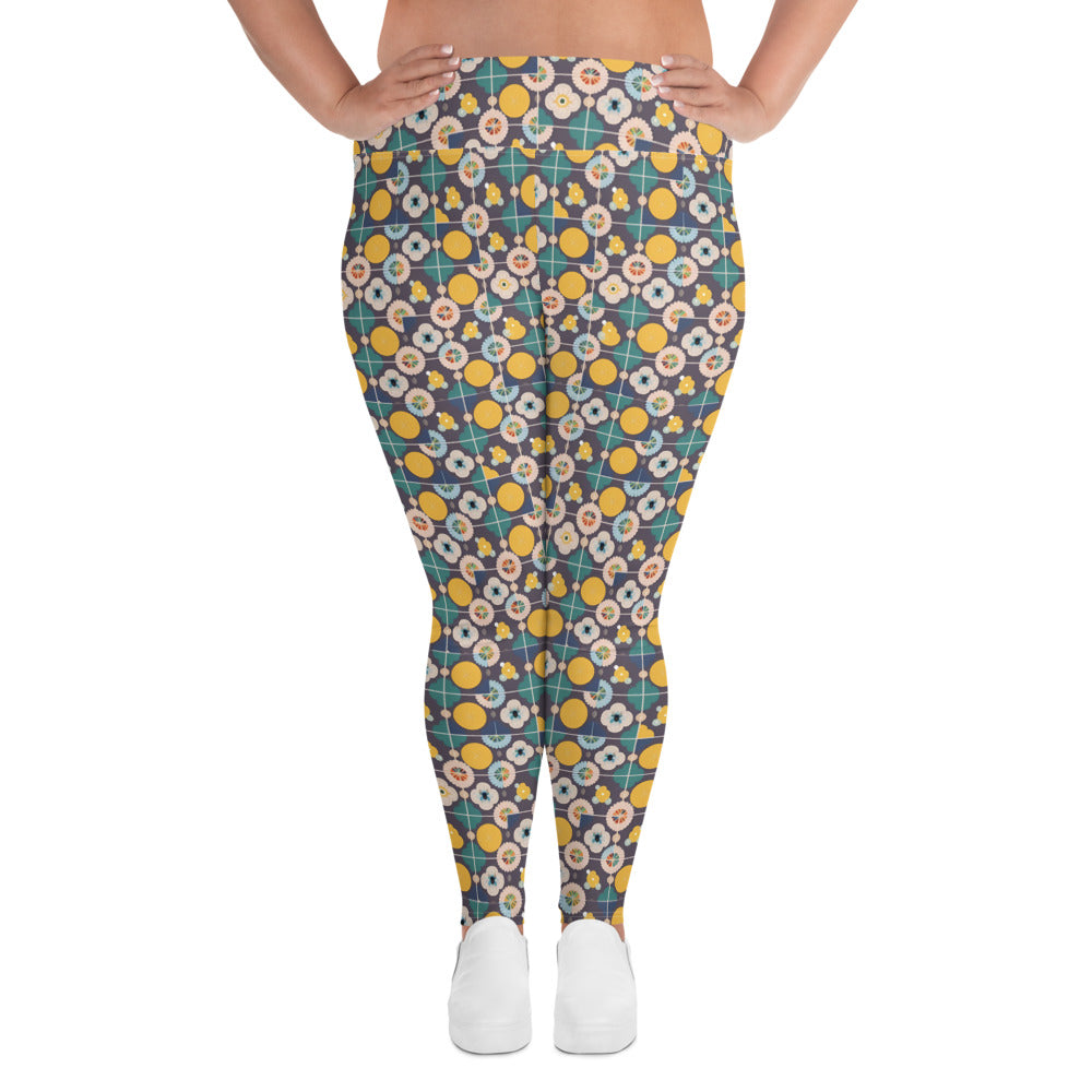 All-Over Print Plus Size Leggings
