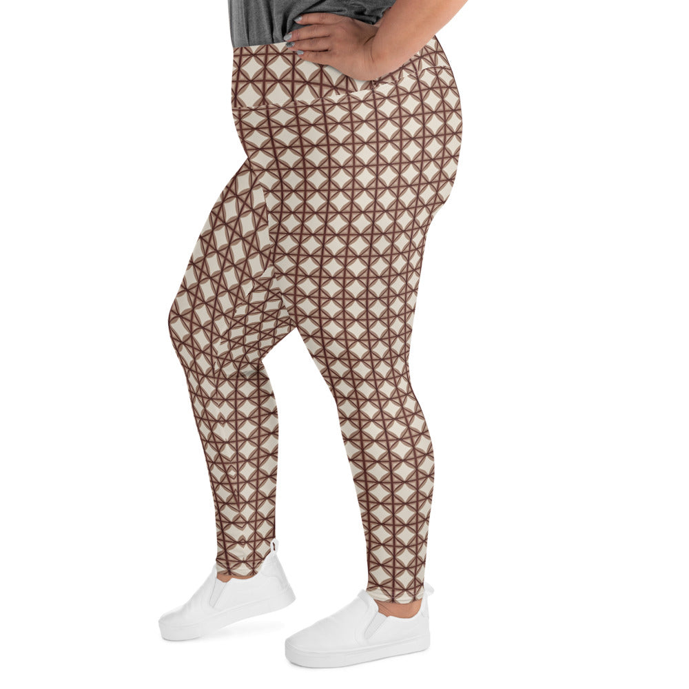 All-Over Print Plus Size Leggings
