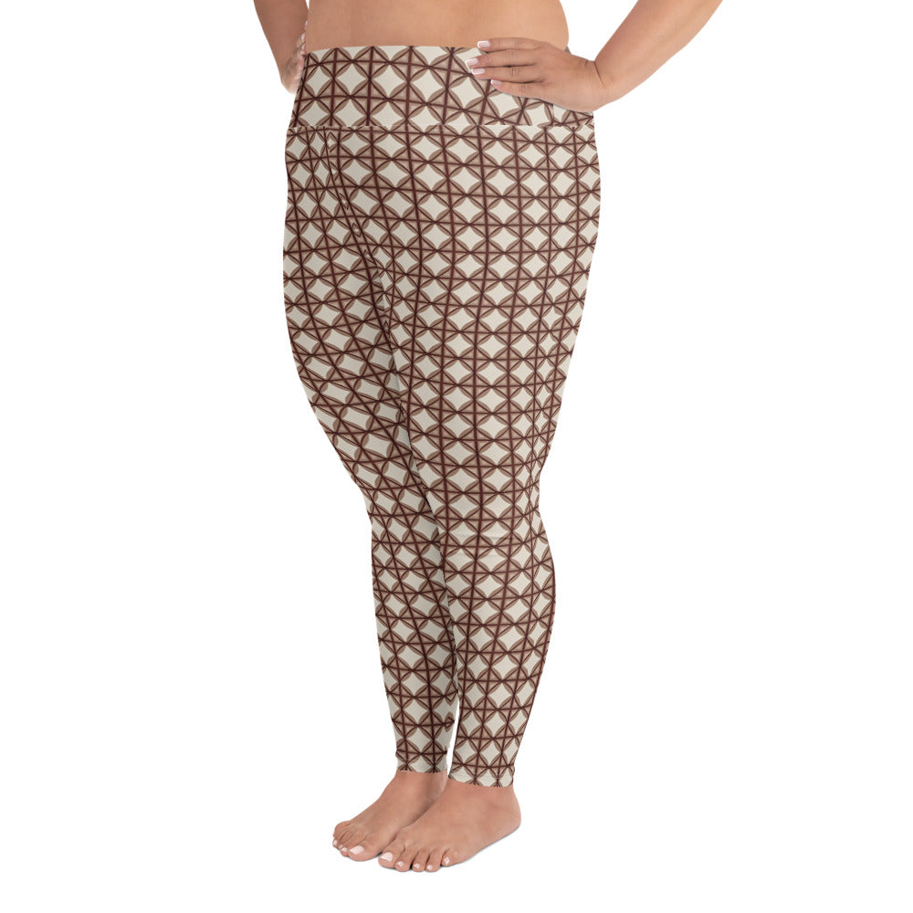 All-Over Print Plus Size Leggings