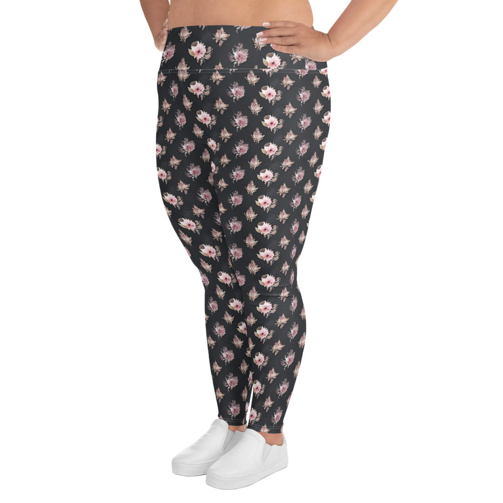 All-Over Print Plus Size Leggings