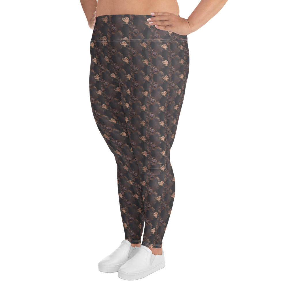 All-Over Print Plus Size Leggings