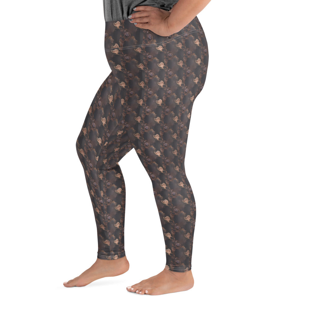 All-Over Print Plus Size Leggings