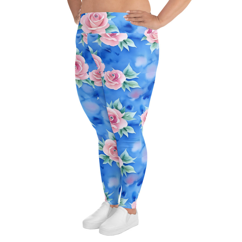 All-Over Print Plus Size Leggings
