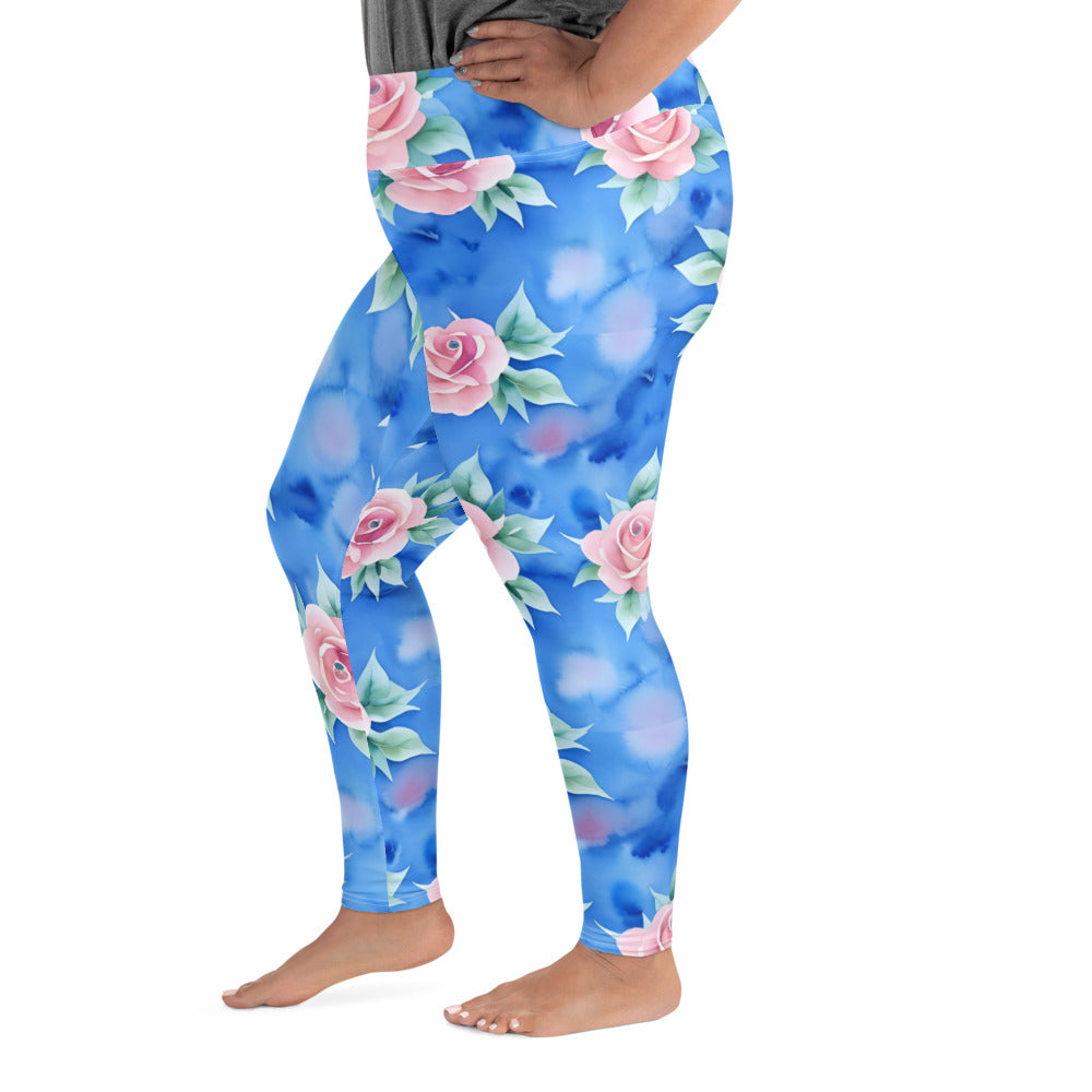 All-Over Print Plus Size Leggings