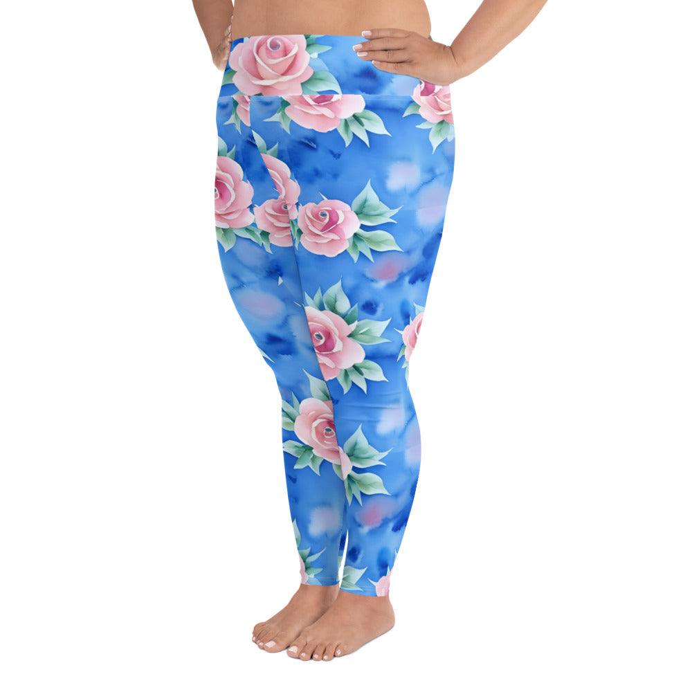 All-Over Print Plus Size Leggings
