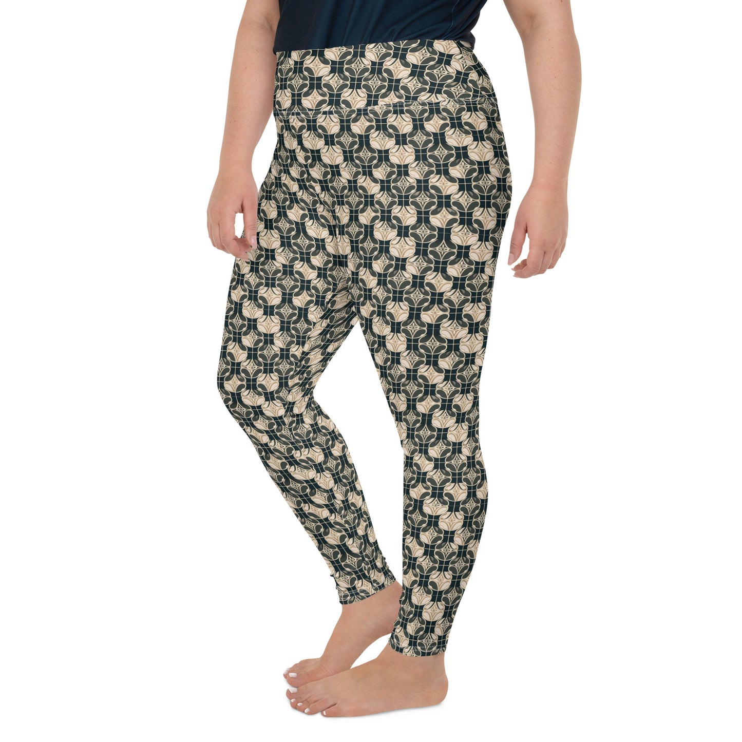 All-Over Print Plus Size Leggings