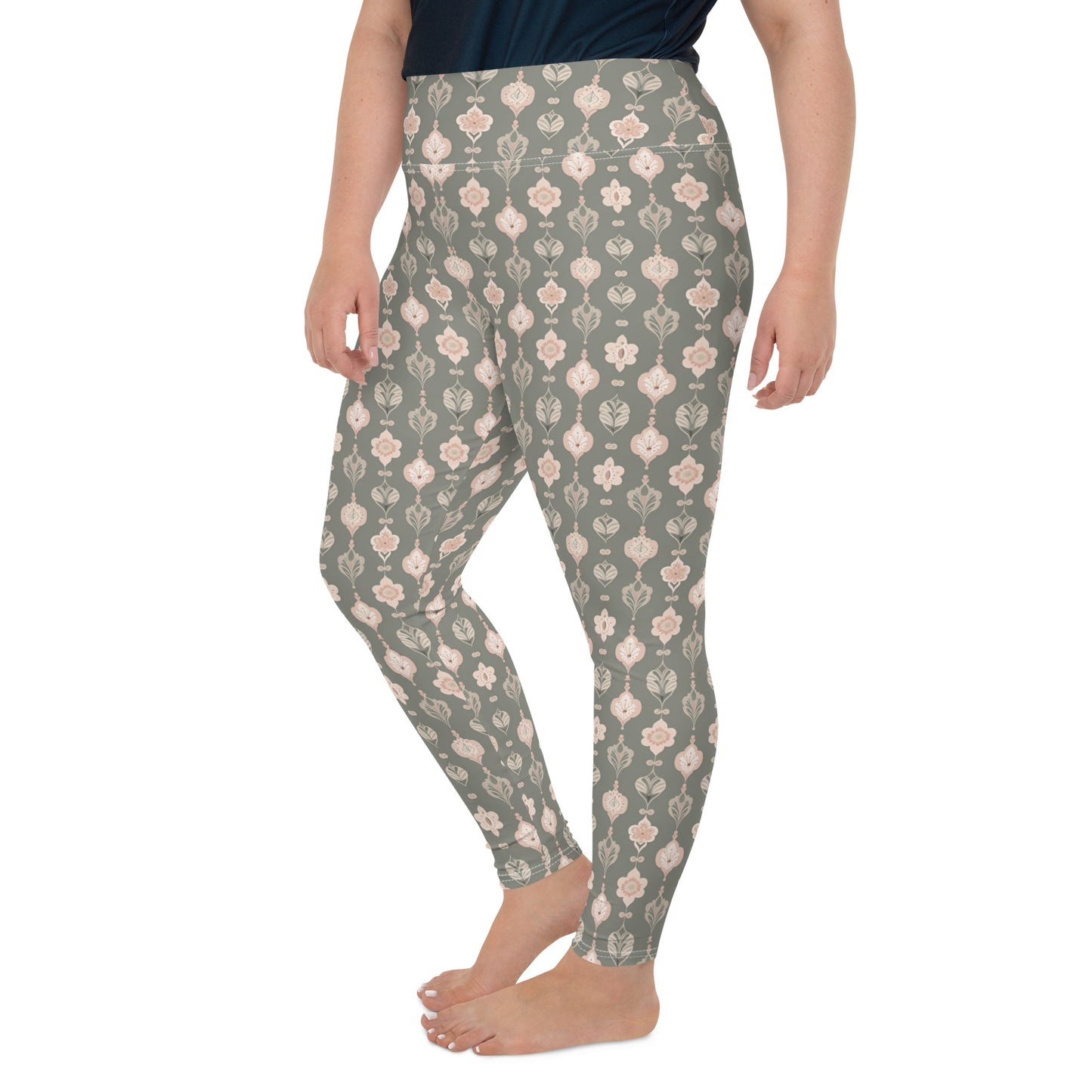 All-Over Print Plus Size Leggings