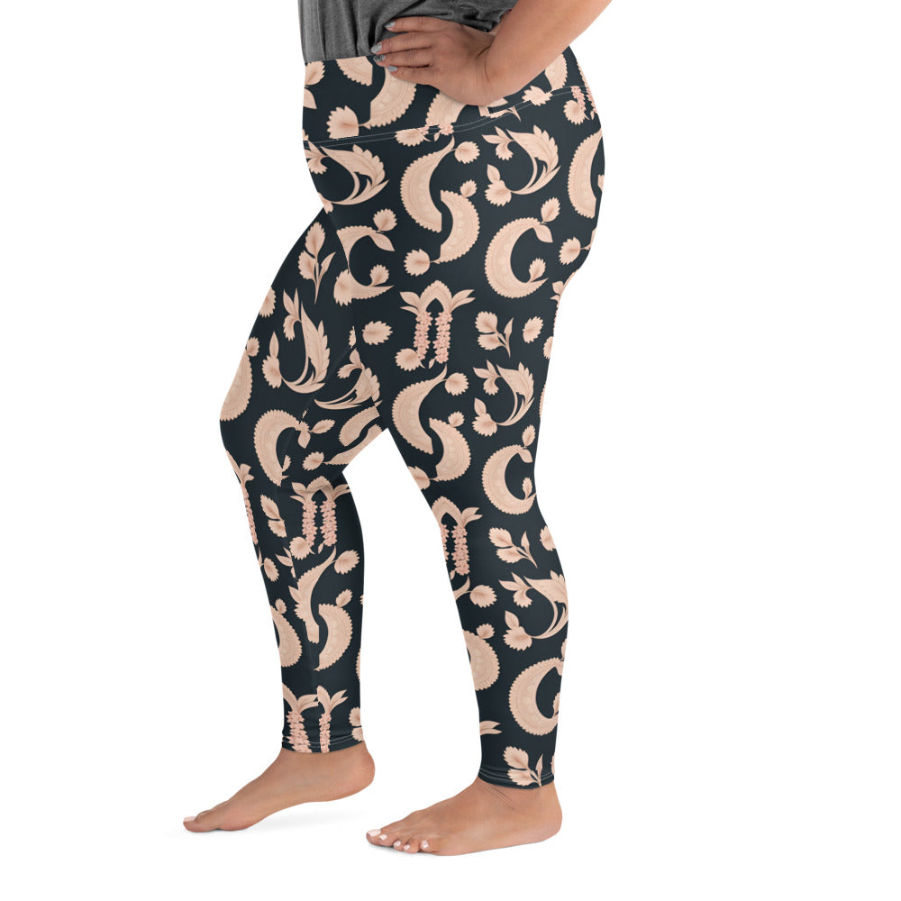 All-Over Print Plus Size Leggings