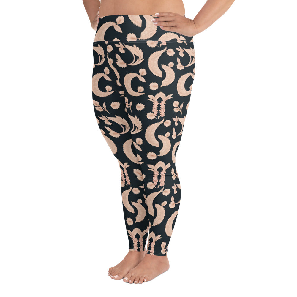 All-Over Print Plus Size Leggings