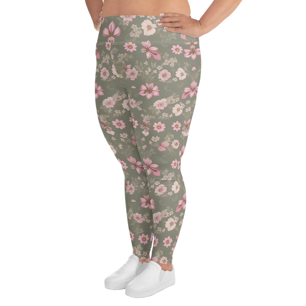 All-Over Print Plus Size Leggings