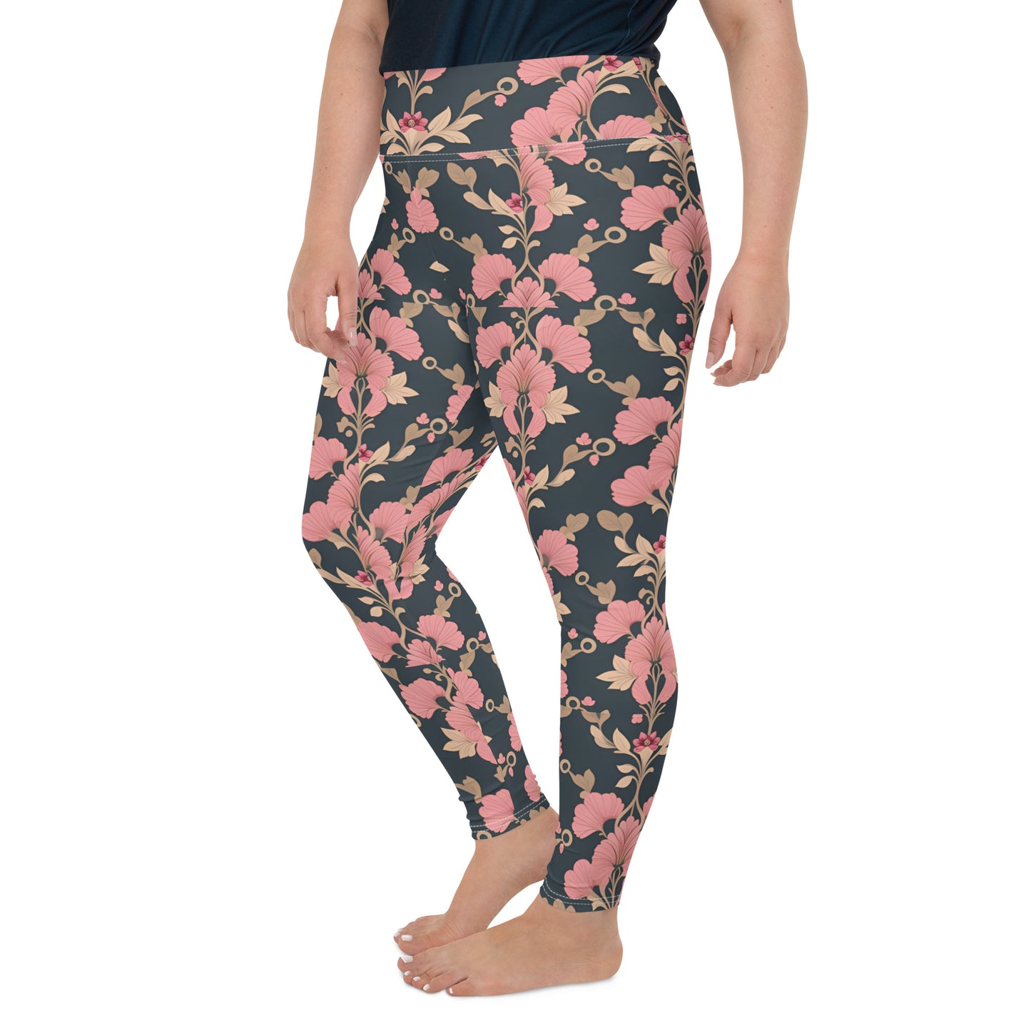 All-Over Print Plus Size Leggings
